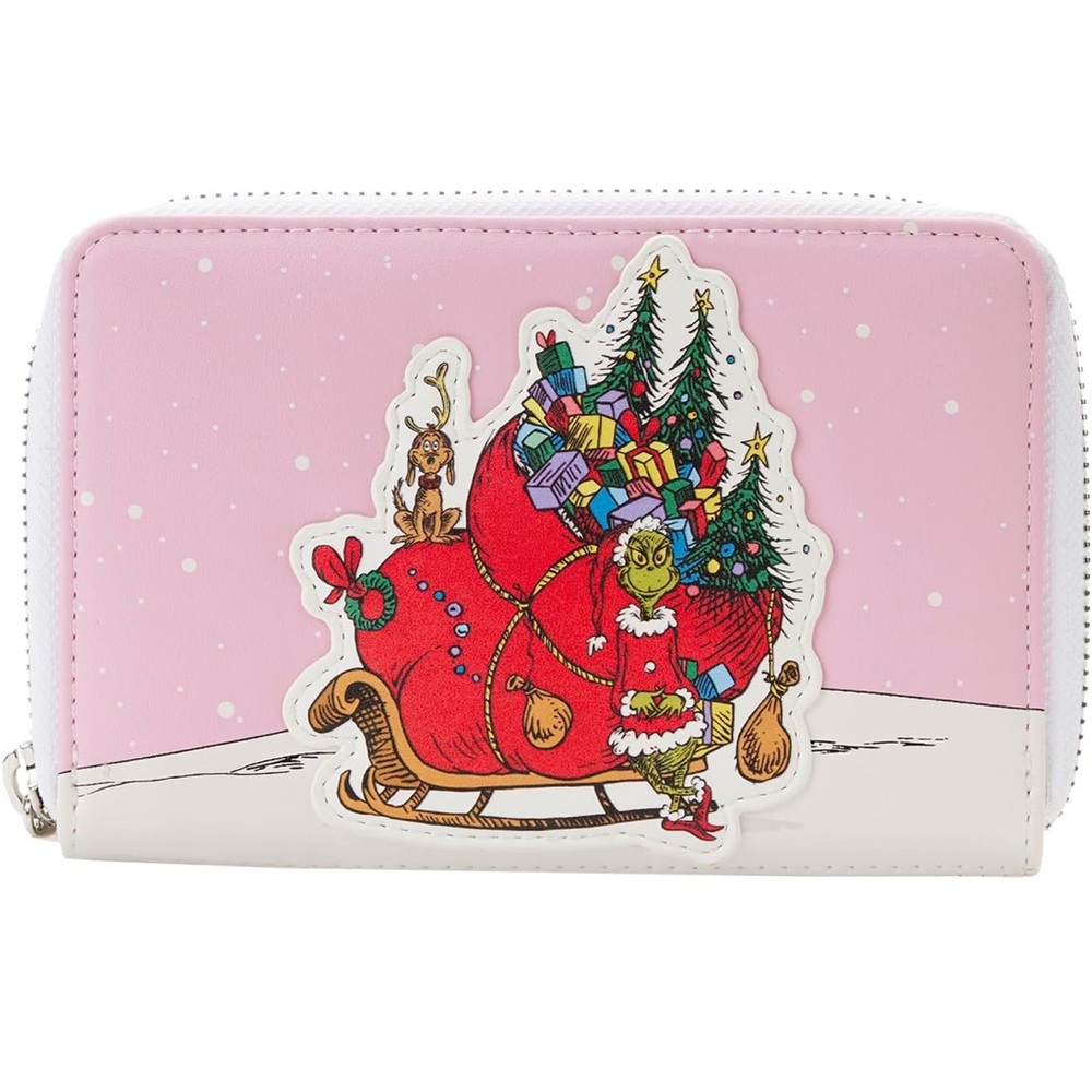 The grinch Christmas wallet